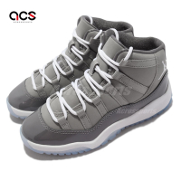 Nike 籃球鞋 Jordan 11 Retro PS 童鞋 經典款 喬丹11代 復刻 果凍底 中童 灰 白 378039005