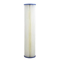 Coronwater 4.5"x 20" Pleated Polyester Big Water Filter Cartrige 50 micron Sediment for Water Filter