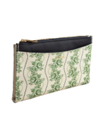 กระเป๋าสำหรับผู้หญิง Travel Wallet ลาย Rose Pearl Minature สี Green