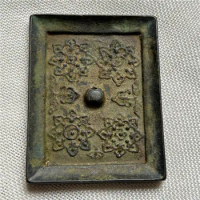 Bronze handicrafts Han Dynasty green rust bronze mirror 1589 pulp mellow