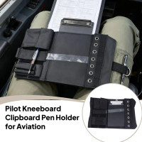 Pilot Kneeboard Oxford Cloth dengan tali laras penerbangan kaki tali lembaga Pilot Kneeboard Oxford