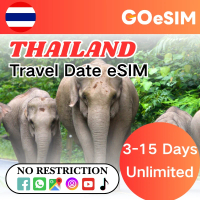 泰國【eSIM】 | 高速無限流量 3天 每日1GB高速流量（超过后降速至128kb无限流量）