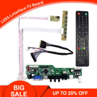 New Control Board Monitor Kit For LTN156AT32 TV+HDMI+VGA+AV+USB LCD LED Screen Controller Board Driver