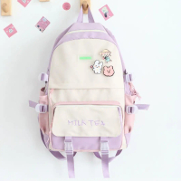 Desilstyle Tas sekolah perempuan siswa sekolah menengah pertama siswa sekolah dasar tas ransel sekol