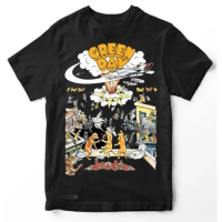 promo kaos GREENDAY DOOKIE Premium Tshirt green day basket case melodic punk kaos band vintage kaos