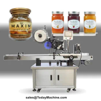 Automatic Sticker Labeling Machine for Carbonated Beverage Can Pure Mineral Still Drink Soda Water Bottle