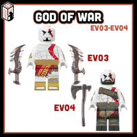 God of War Kratos Đồ chơi Lâp ráp Kratos Nhân vật Phim God of War Santa Monica Studio Mô hình Thần t