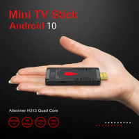 mini fire TV Stick 4K X96 S400 Smart Android 10 TV Box Allwinner H313 2.4G Wifi 4K 60fps Media Player TV Dongle Receiver H.265