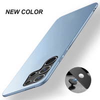 New Color Magnetic Car Hard Ultra thin Case For Samsung Galaxy S24 S23 S22 S21 S20 Note 20 Ultra Note 10 Plus S21FE S20 FE Cover