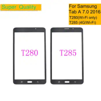 10Pcs/Lot For Samsung Galaxy Tab A 7.0 2016 T280 T285 Touch Screen Panel Front Outer Glass Lens With OCA Glue