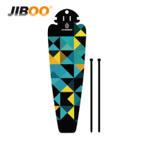 JIBOO New Bike Saddle Mudguard Precision Plastic Long Fender Road MTB Mudguard Thickened PP5 Rear Fender Bicycle Accessories