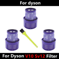 Vacuum Cleaner Filters Spare Parts Accessories Washable Filter Hepa Unit for Dyson V10 SV12 Cyclone Animal Absolute Total Clean