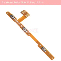 2pcs/lot For Xiaomi Redmi Note 12 Pro / Redmi Note 12 Pro+ Button &amp; Volume Button Flex Cable Replacement Part