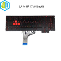 Laptop Backlit Latin Spanish Keyboard For HP Omen 17-AN 17-AN100 17-AN000 17t-AN000 NSK-XH0BQ Spain Backlight Keyboards PC Parts