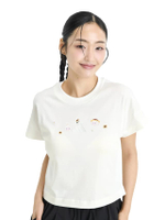 เสื้อยืดผู้หญิง All SZN x Chalotte KM2497 สีขาวขุ่น