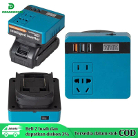 【Garansi 10 tahun】Tool Inverter 21v ke 220V 100W - 3 USB Baterai Makita soket konverter daya multifu