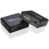 HDMI to DVI Converter with Coaxial 3.5 Audio Output HDMI to DVI Audio Converter