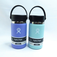 Hydro Flask 寬口真空保溫鋼瓶 12OZ 不鏽鋼 HFW12BTS- 送水瓶刷【iSport愛運動】