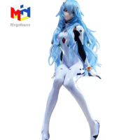 In Stock Genuine MegaHouse 22CM Ayanami Rei EVA Evangelion PVC Action Figure Anime Collectible Ornaments Model Doll Toy For Gift