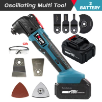 18V Renovator Battery Electric Multifunction Oscillating Multi-Tool Cordless Trimmer Saw Brushless Electric Saw Power Tool
