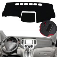 Car Dashboard Cover Avoid Light Pad Instrument Platform Cover Mat Carpet Accessories For Nissan NV200 2010-2018 LHD RHD