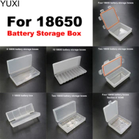 1PCS Hard Plastic 18650 Battery Storage Boxes Case Holder With Clip For 1/2/4/8/10x 18650 8x16340 Rechargeable Battery Waterpr