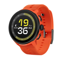 Suunto Run 不鏽鋼(矽膠錶帶) GPS 戶外手錶 珊瑚橙