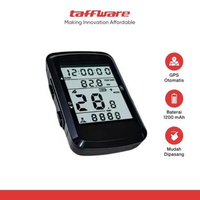 TaffSPORT Speedometer Sepeda Digital Odometer Wireless Rechargeable - BK-5208