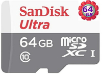 SanDisk 64GB 64G microSDXC【Ultra 100MB/s 灰】 microSD micro SD SDXC UHS UHS-I Class 10 C10  SDSQUNR-064G 記憶卡 手機記憶卡【序號MOM100 現折$100】
