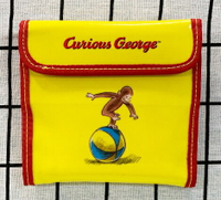 【震撼精品百貨】Curious George  好奇的喬治猴 喬治猴防水/運動短夾-黃#11459 震撼日式精品百貨