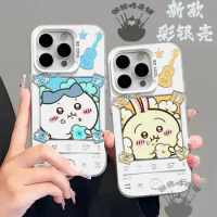 Kawaii Anime Chiikawas Phone Case Iphone 15 13 14 Mini Pro Max Cartoon Chiikawas Usagi Hachiware Phone Case Creative Girl Gifts