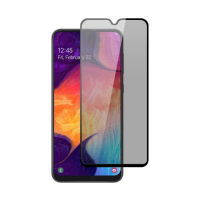 三星 Galaxy A50 滿版防窺黑色9H玻璃鋼化膜手機保護貼(A50保護貼 A50鋼化膜)