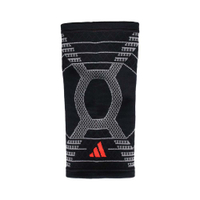 ADIDAS 3D立體針織護膝-護具 台灣製 吸濕排汗 愛迪達 MG0043 黑橘