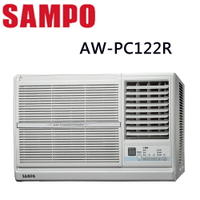 【最高9%回饋 5000點】      【SAMPO聲寶】3-5坪定頻右吹窗型冷氣AW-PC122R  (電壓110V)【三井3C】