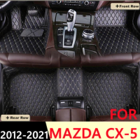 Custom Fit Car Floor Mats Front &amp; Rear FloorLiner Styling Auto Parts Carpet Mat For MAZDA CX-5 CX5 2012 2013-2022