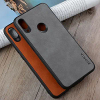 for Xiaomi Redmi Note 7 Case Luxury Vintage leather skin cover phone case for xiaomi redmi note 7 pro funda Business coque capa