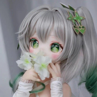 Mô hình nhỏ 2D, búp bê thực tế, thần cỏ anime với bộ xương có thể cử động, đồ chơi mô phỏng bằng sil
