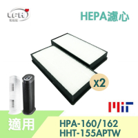 LFH HEPA清淨機濾網 2入組 適用：Honeywell HPA-160/162/HHT-155
