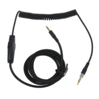 Replacement Braided spring Audio Cable For Kingston HyperX Cloud Mix Alpha S Gaming Headset Cord Stereo Sound Audio Cables