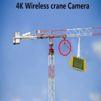 8MP 4K Wireless 1200M Long Distance AP Camera With Crane Hook Back-end View Screen Host For Crane
