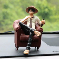 13-14cm One Piece Anime Figure Luffy PVC Action Figure Collectible Model Toys Car Decor Toys Gift