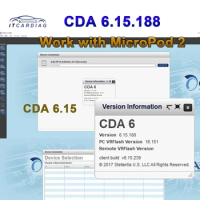2023 CDA 6.15.188 CDA 6 15 Engineering Software Work with MicroPod 2 II for FLASH Downloader AND VIN EDITING for DODGE/CHRYSLER