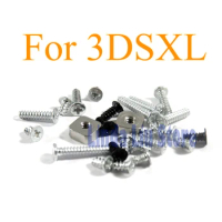 2sets Repair Parts Full Cross Head Screws Metal parts Nut Metal prop full screws For 3DSLL 3DSXL 3DS XL LL