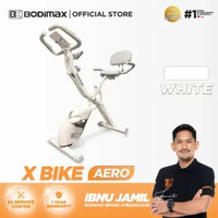 BODIMAX X-BIKE AERO / Sepeda Statis 4 in 1 / Bike 16 Level / Heart Rate Sensor / Beban 120KG White