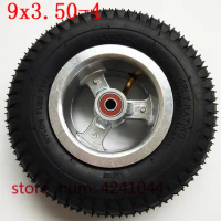 Electric scooter 9X3.50-4 wheel 4 inch rims with pneumatic tire tyre inner tube fits Gas Scooter Pocket Bike tricycle