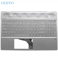 New Original For HP Pavilion 15-CS 15-CW TPN-Q208 TPN-Q210 Laptop Palmrest Case Keyboard US English Version Upper Cover