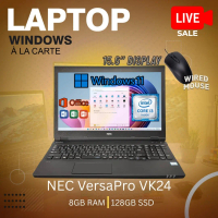 (Pre-Owned) ÀlaCarte | NEC VersaPro VK24 Laptop (Intel Core i3-6th GEN/8GB RAM/128GB SSD/Windows 11)
