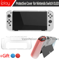 ipega Transparent Soft TPU Case for New Nintendo Switch OLED Shell Protector for N-Switch OLED Accessories Protective Cover