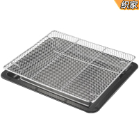 燒烤網 適用格蘭仕微波爐專用烤盤美的光波爐燒烤盤2325L接油烤架網玻璃『XY15877』
