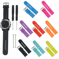 50pcs Replacement Silicone Watch Band Wrist Strap for Garmin D2/ Fenix2/ Fenix 2/Fenix3/Fenix 3 HR/Quatix 3/Tactix Watchbands